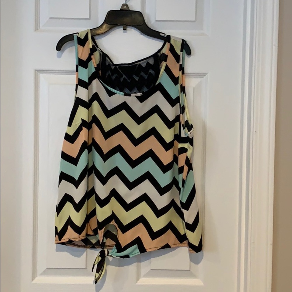 Sleeveless blouse